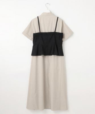23区(ニジュウサンク)の【CLASSY.コラボ】ビスチェコンビ シャツ