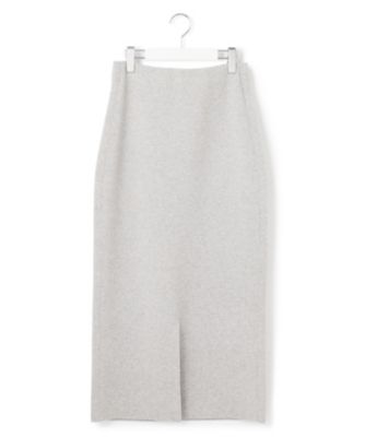 値下げ【新品未使用】23区 洗えるカシミヤ混 Iライン ニットスカート 洗える】カシミヤブレンド Iライン ニットスカート / 23区