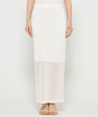 uncrave(アンクレイヴ)の【久慈暁子さん着用】シアーニット Iライン