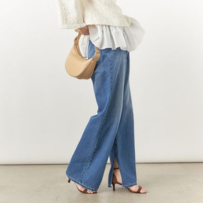 Rie Miller(リエミラー)の【RM denim】スリットフレアハイ