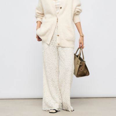 ノーリーズソフィー（NOLLEY’S sophi）/モールレースセミフレアパンツ NOLLEY'S sophi(ノーリーズソフィー)のモールレースセミフレアパンツ