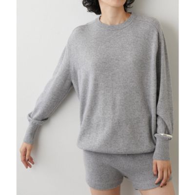 Whim Gazette(ウィム ガゼット)の【GEMINI】カシミヤクルーネックプル