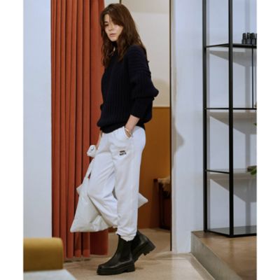 美品ウィムガゼットゆったりアゼボリュームニットプルオーバー♪ Whim Gazette(ウィム ガゼット)の《WEB限定》アゼボリュームプル