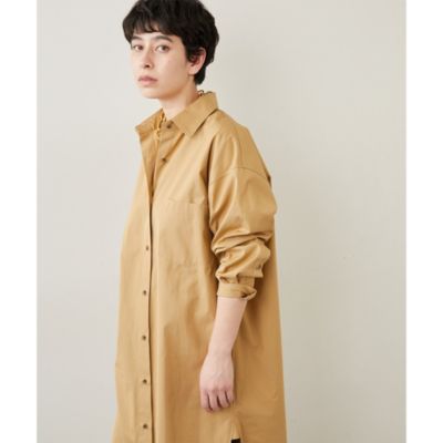 Whim Gazette ウィムガゼット ◆長袖 ロングシャツワンピース ロングシャツワンピース | Whim Gazette(ウィム ガゼット