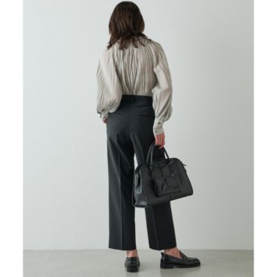 Whim Gazette(ウィム ガゼット)のコットンシルクテシボリブラウス通販