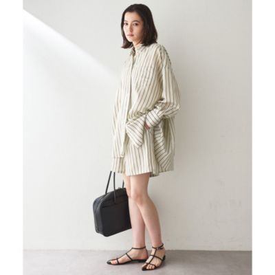 Whim Gazette(ウィム ガゼット)のストライプショートパンツ通販