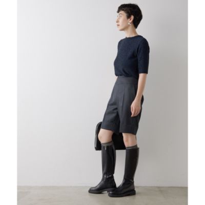 ウィム ガゼット) センタープレスショートパンツ Whim Gazette(ウィム ガゼット)のセンタープレスショートパンツ