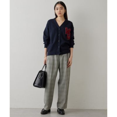 Whim Gazette(ウィム ガゼット)のワッペンニットカーディガン