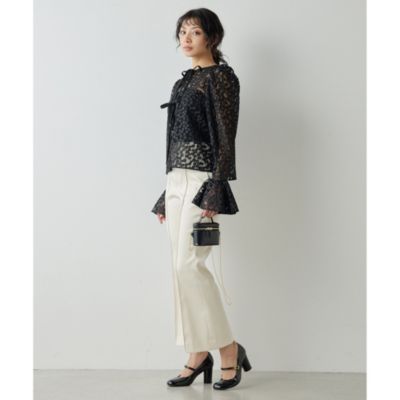 raumi　ウィムガゼット　レースブラウス ウィムガゼット Whim Gazette レースブラウス （black