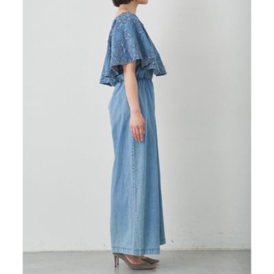 Whim Gazette(ウィム ガゼット)のエンブロイダリージャンプスーツ通販