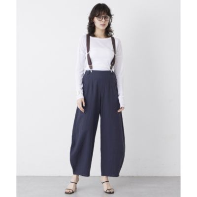 新品　ウィムガゼット　THE PAUSE コットンリネンカーブパンツ Whim Gazette(ウィム ガゼット)の【THE PAUSE】コットンリネン