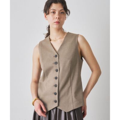 Whim Gazette(ウィム ガゼット)のノーカラーベスト通販 | 集英社HAPPY