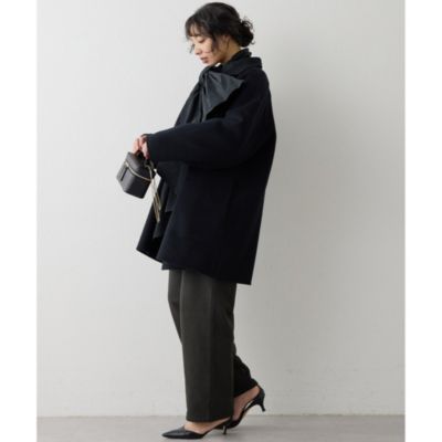 mio　Whim Gazette　(ウィム ガゼット)　リバーPコート Whim Gazette(ウィム ガゼット)｜【予約販売】リバーPコート/ブラック