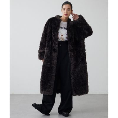 Whim Gazette(ウィム ガゼット)の【THE PAUSE】フェイクファーロング