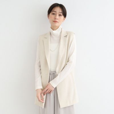INDIVI(インディウ゛ィ)の【洗える／UVケア／接触冷感／SETUP可能】麻 