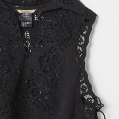 Curensology(カレンソロジー)の【洗える】エンブロイダリーブラウス