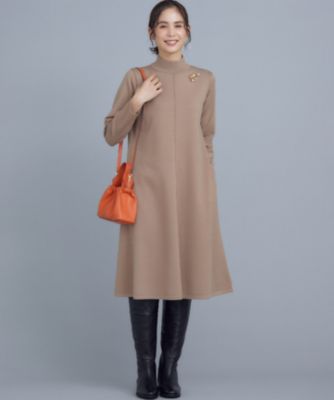 組曲 L(クミキョク エル)のELENAリラクシーニットワンピース通販