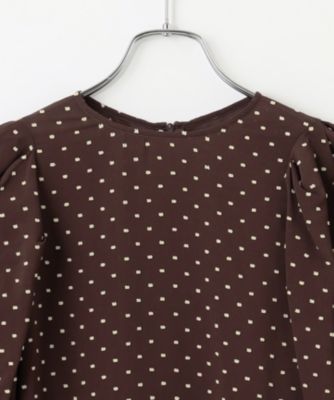 Newans(ハッシュニュアンス)のシアーパフスリーブブラウス通販