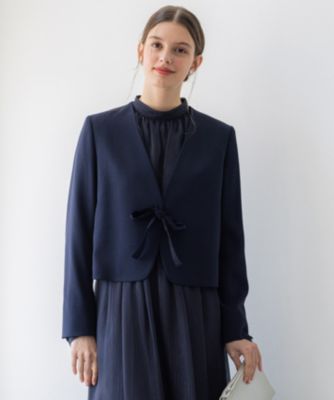 新品　23区APPLAUDIRクリアジョーゼット 3WAYコンパクトジャケット 23区 S(ニジュウサンク エス)の【APPLAUDIR】クリアジョーゼット 3WAY