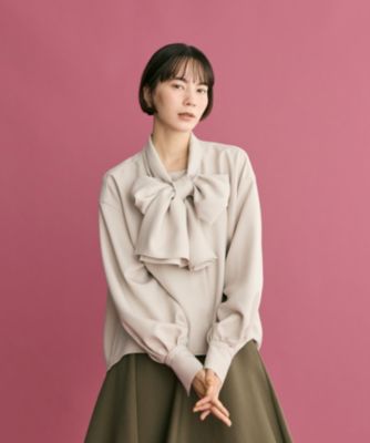 Newans(ハッシュニュアンス)の【洗濯機可】ビックリボンパウダリー