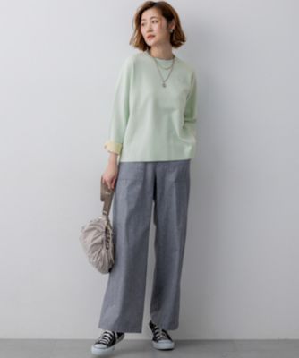 23区 L(ニジュウサンク エル)のスラブツイルストレッチ ベイカーパンツ