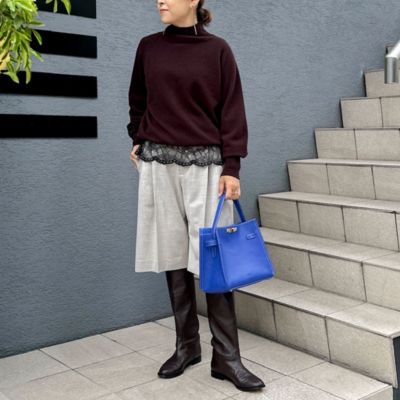 NOLLEY'S(ノーリーズ)のウォッシャブル裾レース2WAYオトナサテン