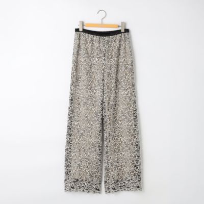 NOLLEY'S sophi(ノーリーズソフィー)のモールレースセミフレアパンツ