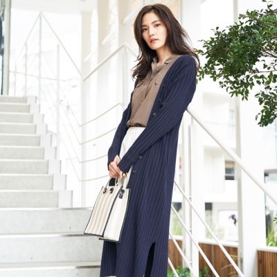 Qualite カリテ の Oggiコラボ 再入荷 ニットワンピでも着られる 4wayカーディガン通販 集英社happy Plus Store