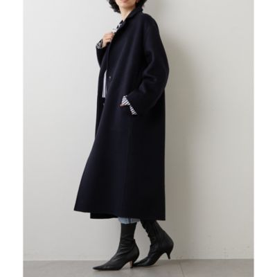 定価11万【新品タグ付き】【ウィムガゼット】カシミヤ混　リバーコート Whim Gazette - 2023 美品ウィムガゼット☆カシミヤ混リバーロング