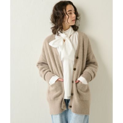 Whim Gazette(ウィム ガゼット)のフォックスウールロングカーディガン  