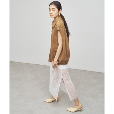 Whim Gazette(ウィム ガゼット)の【GEMINI】レーススカート通販