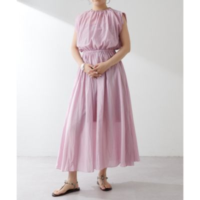 新品 Whim Gazette ウィムガゼット シルクローン ギャザーワンピース s23_P18UZE.jpg?$itemSlide$