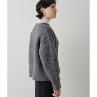 本日のみ値引き　ウィムガゼットミックスヤーンＶネックプルオーバー　2024ss ミックスヤーンVネックプルオーバー | Whim Gazette(ウィム ガゼット