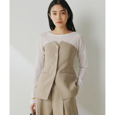 今季購入　新品　Whim Gazette ウィムガゼット　ジュートライクビスチェ Whim Gazette(ウィム ガゼット)のジュートライクビスチェ通販