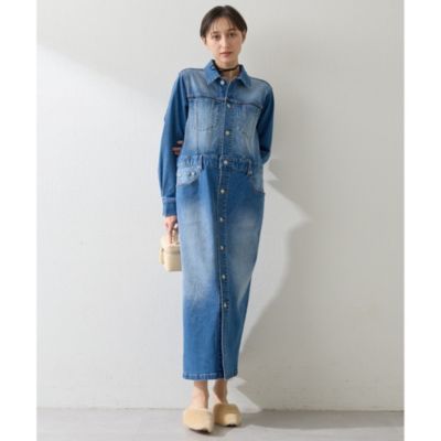 Whim Gazette(ウィム ガゼット)のストレッチデニムワンピース通販