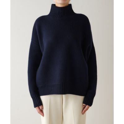 ウィムガゼット＊カシミヤ混　ウールタートルニット　セーター　 洗える Whim Gazette(ウィム ガゼット)の【THE PAUSE】テンセルカシミヤ