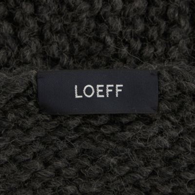 LOEFF(ロエフ)の＜LOEFF＞SLB フロントジップ カウチンニット通販