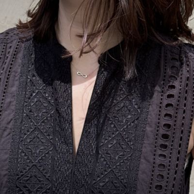 ne Quittez pas ヌキテパ ワンピース エンブロイダリー 刺繍 M NE QUITTEZ PAS!（ヌキテパ）の「ne Quittez pas エンブロイ