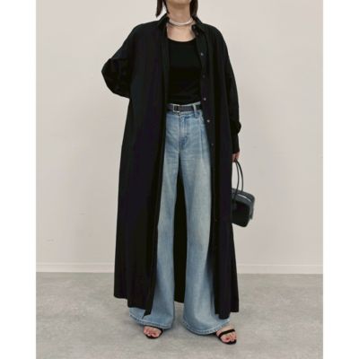 美品 定価4.1万 大草直子×エストネーション コラボ ロングシャツワンピース 美品 定価4.1万 大草直子×エストネーション コラボ ロングシャツ