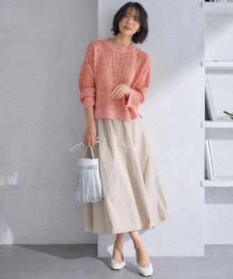 m*u様 【新品・未使用品】23区　【洗える】ルミエールタフタ フレアスカート 23区(ニジュウサンク)の【洗える】ルミエールタフタ フレア
