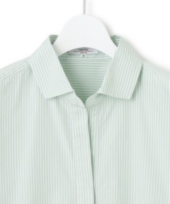 23区　スキッパーシャツ　カンクリーニ　ホワイト Oggi4月号掲載/杏さん着用】CANCLINI スキッパーベルト付き