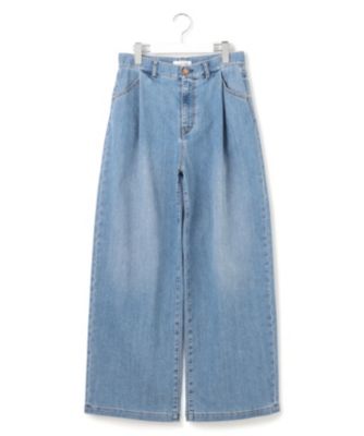 【未使用】ワイドパンツ デニム 23区 ◆ 小さいサイズ 32 今期 23区 S(ニジュウサンク エス)の【Oggi6月号掲載/接触冷感】23区