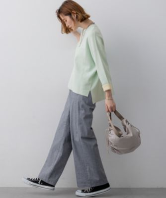 23区 L(ニジュウサンク エル)のスラブツイルストレッチ ベイカーパンツ