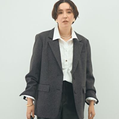 NOLLEY'S sophi(ノーリーズソフィー)のショートビーバーテーラード