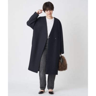 GALLARDAGALANTE ウールノーカラーコート