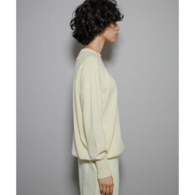 ウィムガゼット カシミアクルーネックニット Whim Gazette（ウィムガゼット）の「カシミヤ混クルーネックファー