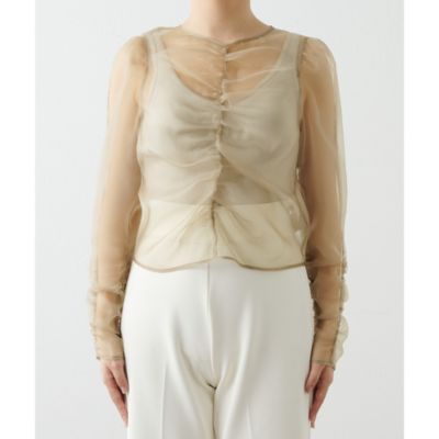 Whim Gazette(ウィム ガゼット)の【THE PAUSE】オーガンジーギャザー