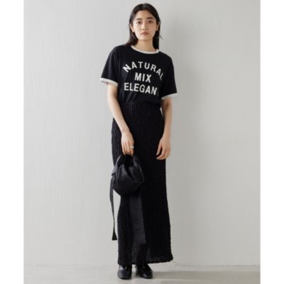 【予約】 Whim Gazette(ウィム ガゼット)のパッチワークロゴTシャツ通販 トップス
