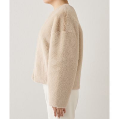 Whim Gazette【THE PAUSE】フェイクファーショートコート THE PAUSE】フェイクファーショートコート | Whim Gazette