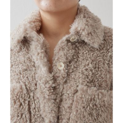 新品未使用　希少　Whim Gazette ファーロングCPOコート　グレージュ 新品未使用 希少 Whim Gazette ファーロングCPOコート